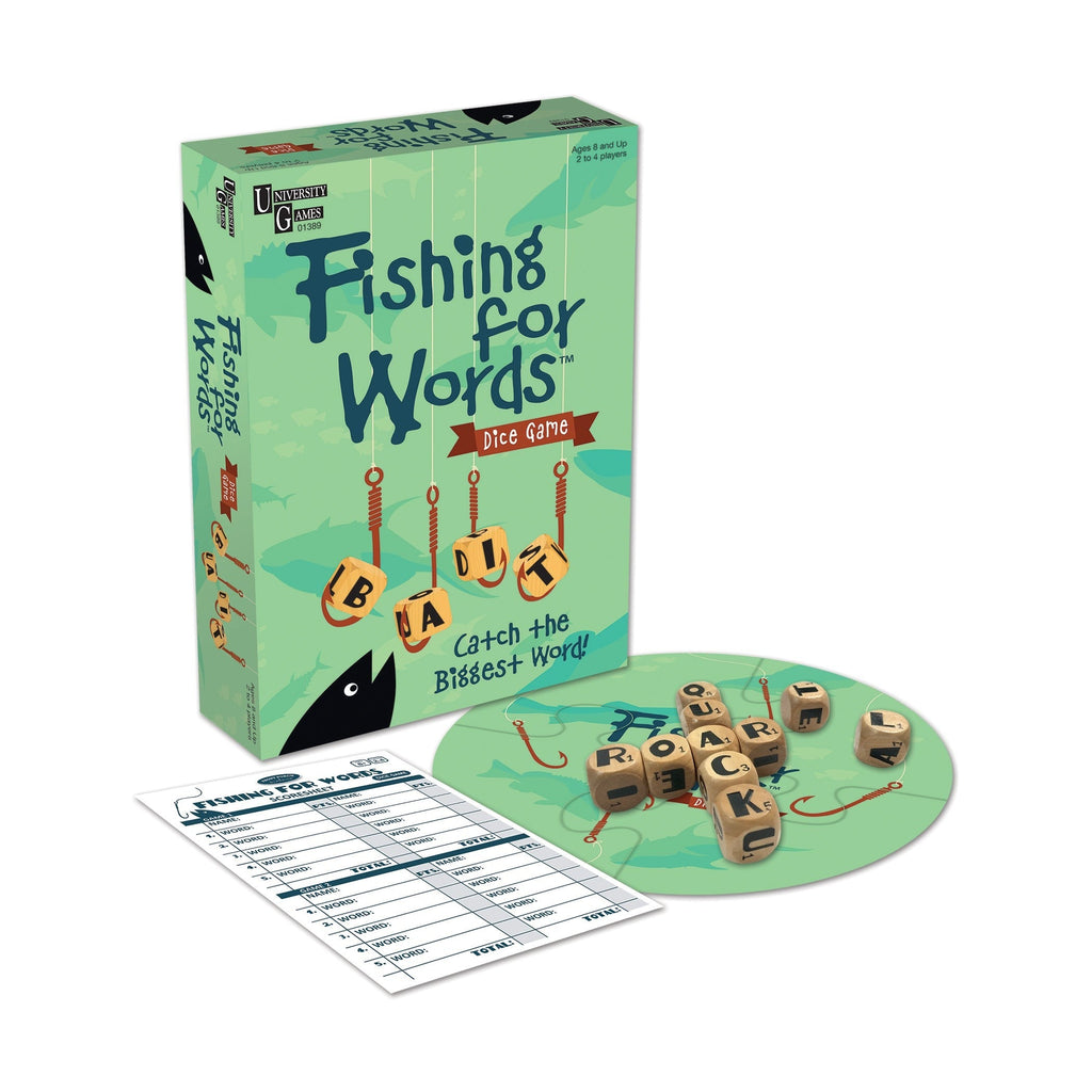 Fishing for Words - Dynamic Word Crafting Dice Game