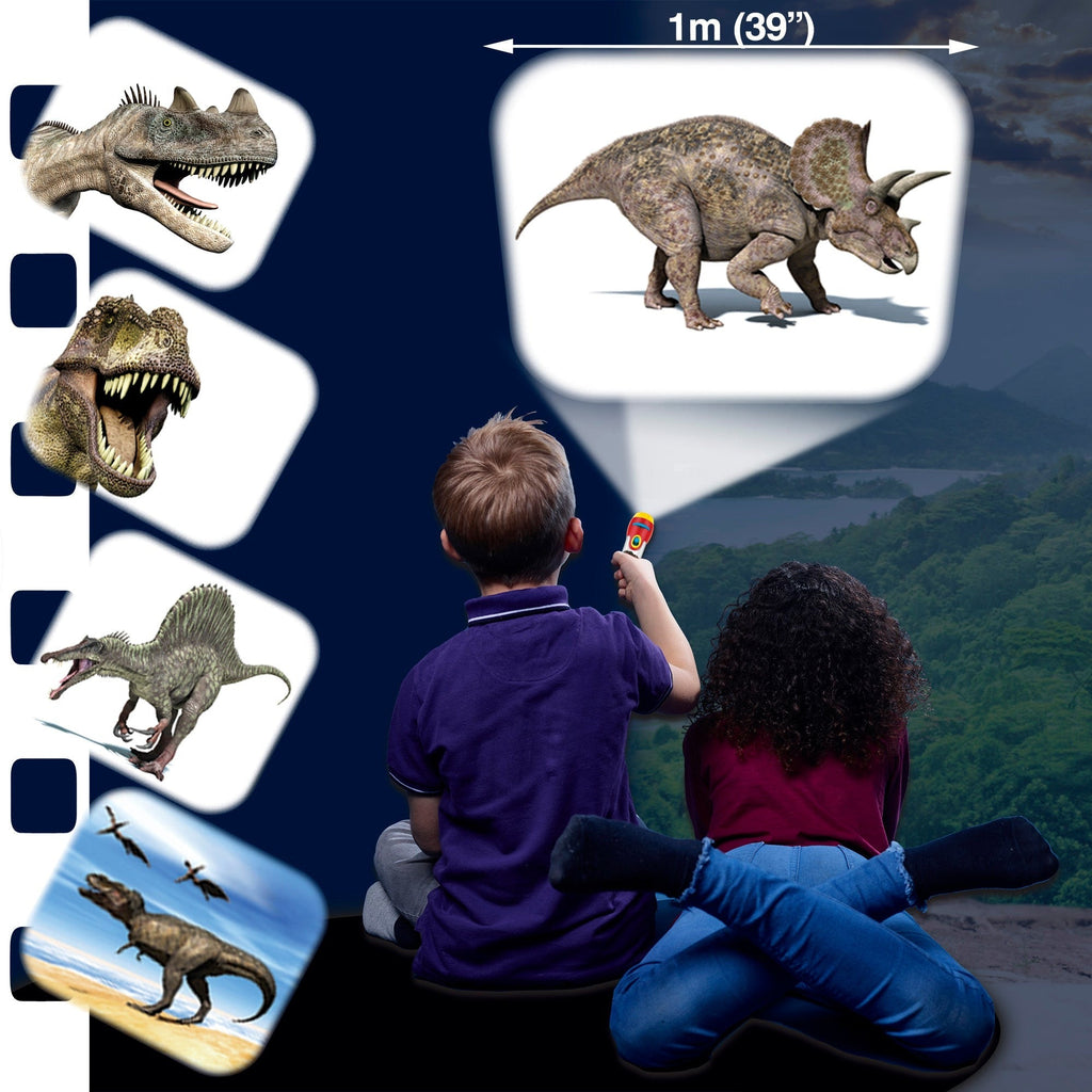 Natural History Museum Dinosaur Torch Projector - 24 Images With Flashlight