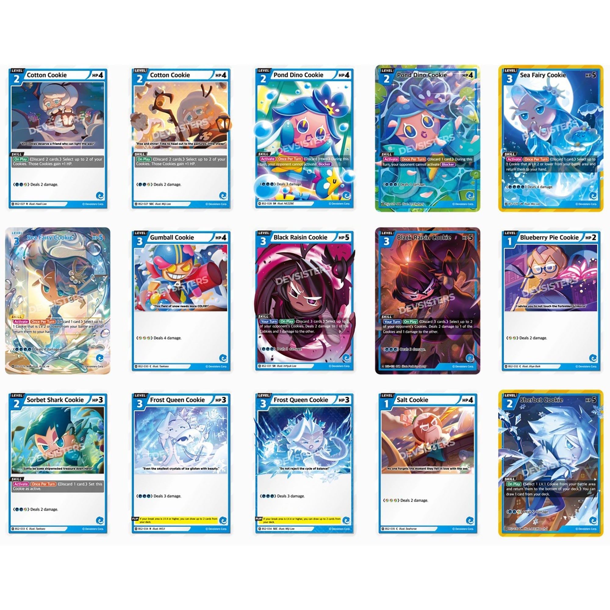 CookieRun: Braverse Brave Beginning Booster Display - 28 Packs, 252 Cards, Competitive Battle TCG