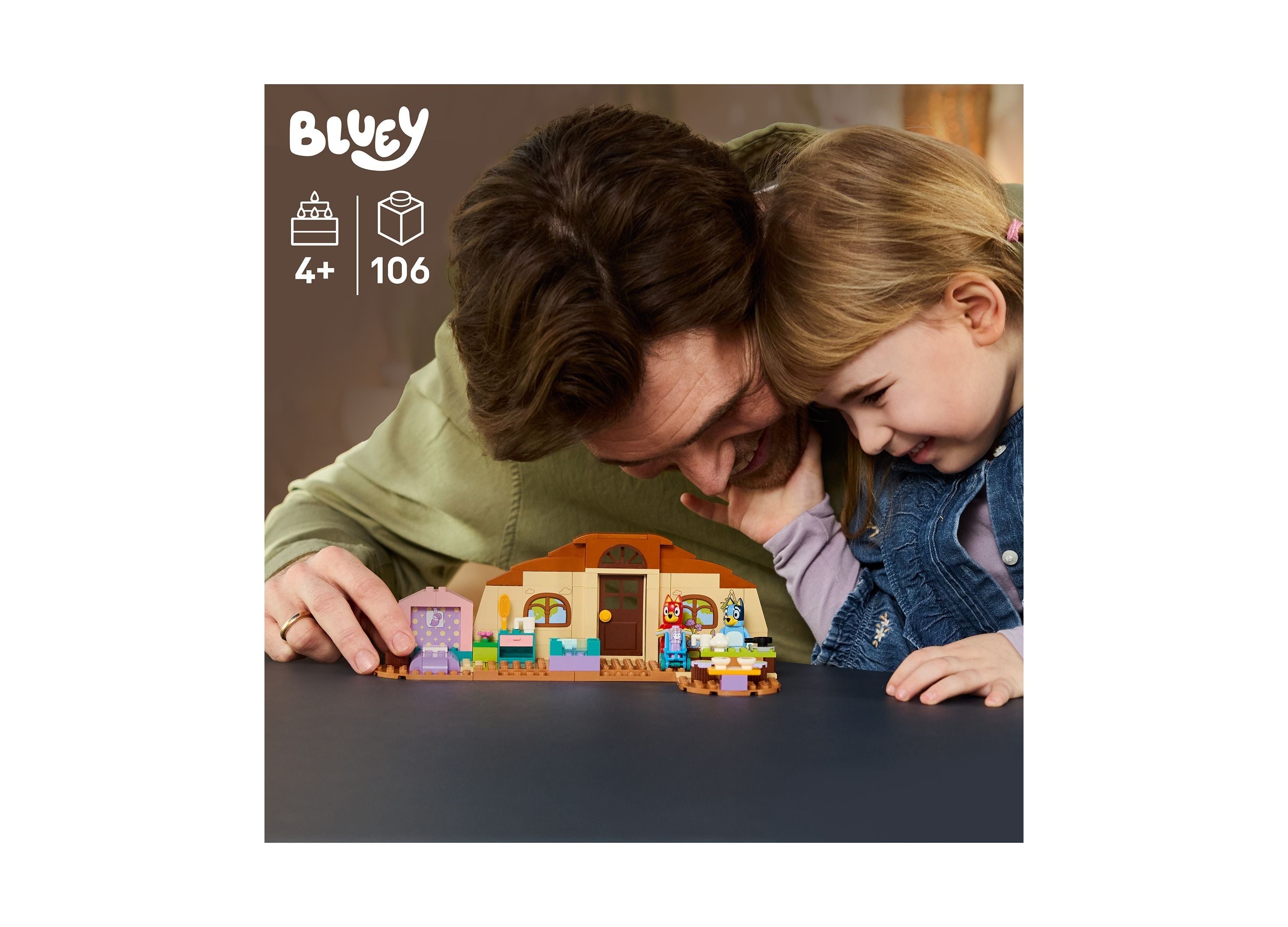 LEGO Bluey School With Rusty And Bluey 106-Piece Building Set