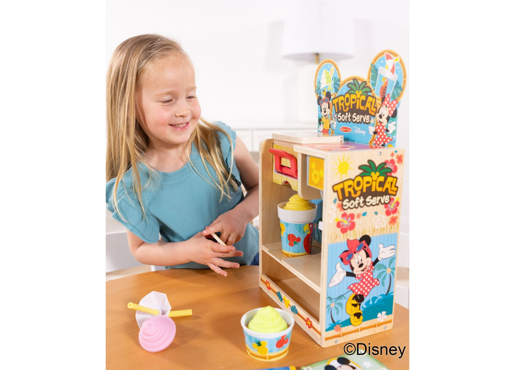 Melissa & Doug Mickey Tropical Soft Serve Playset - Wooden Toy