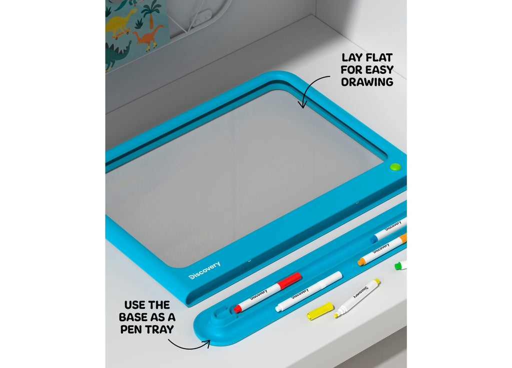 Discovery Kids Deluxe Light Designer 6-in-1 Art Board Drawing Kit