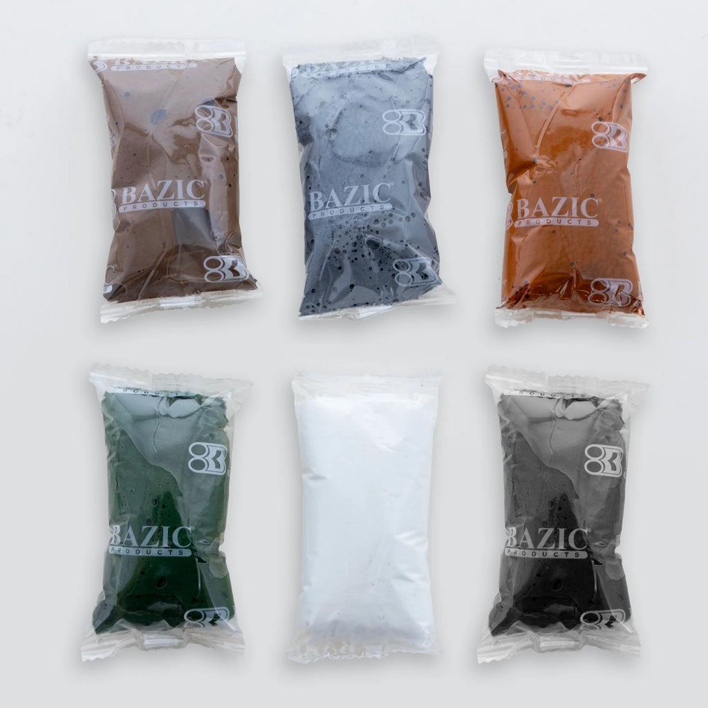 BAZIC Natural Earth Tones Air Dry Modeling Clay Set - 0.5 oz, 24 Packs