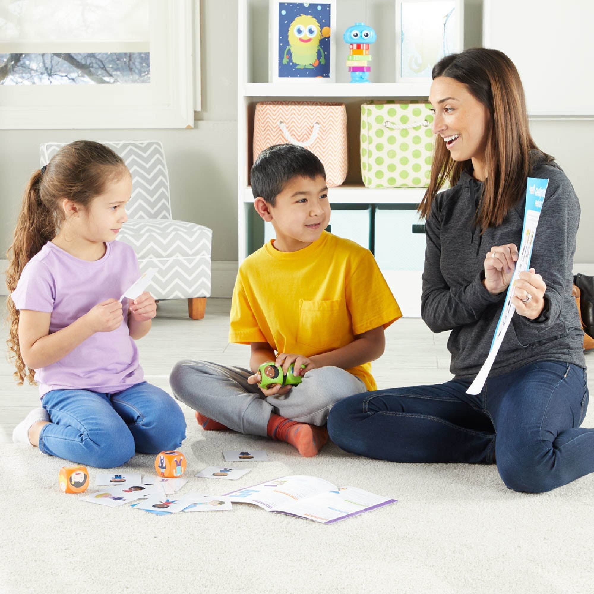 Hand2Mind Learn About Feelings Activity Set - Emotion Exploration for Kids
