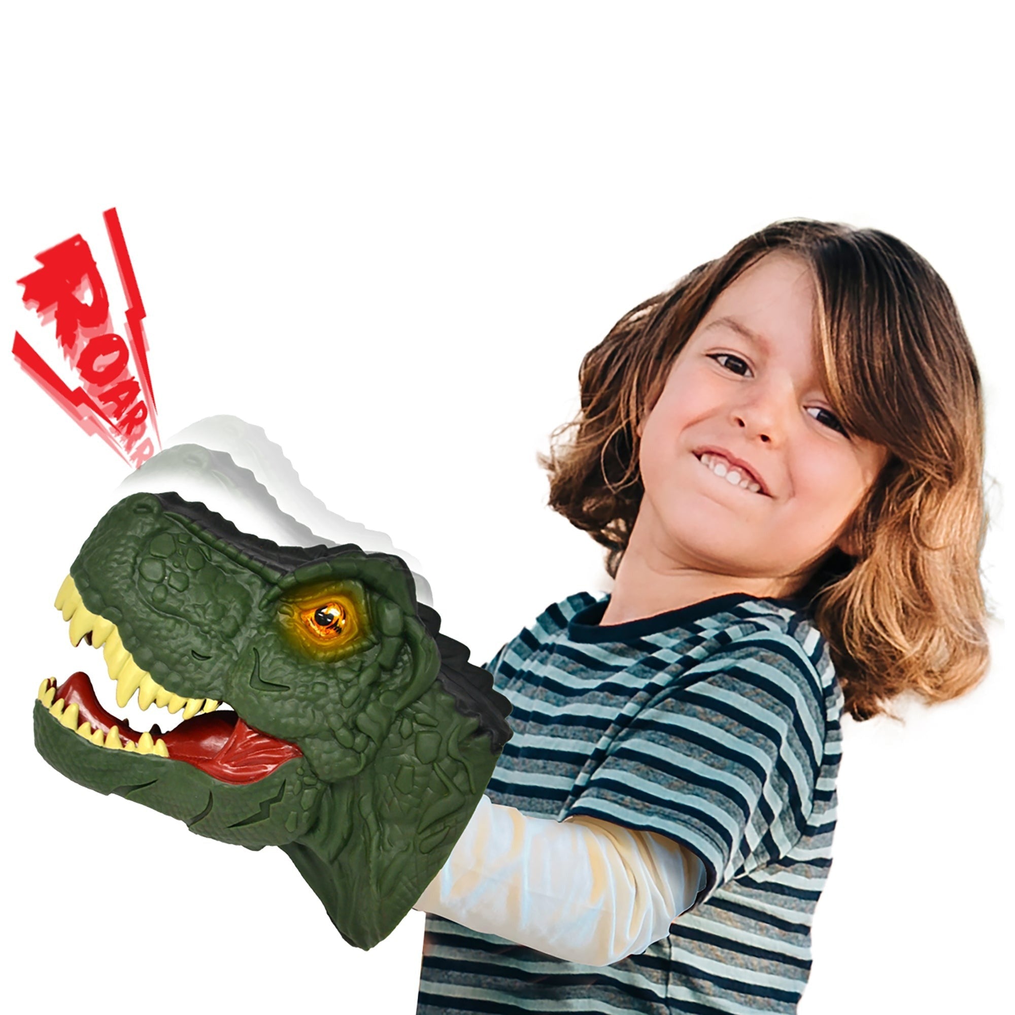 Dragon-i Mighty Megasaur Megahunter T-Rex Hand Puppet With Sound Effects