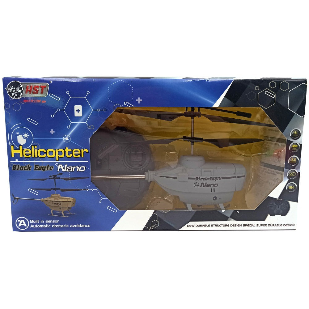 HST Black Eagle Nano R/C Helicopter - Surprise Color: Tan OR Gray