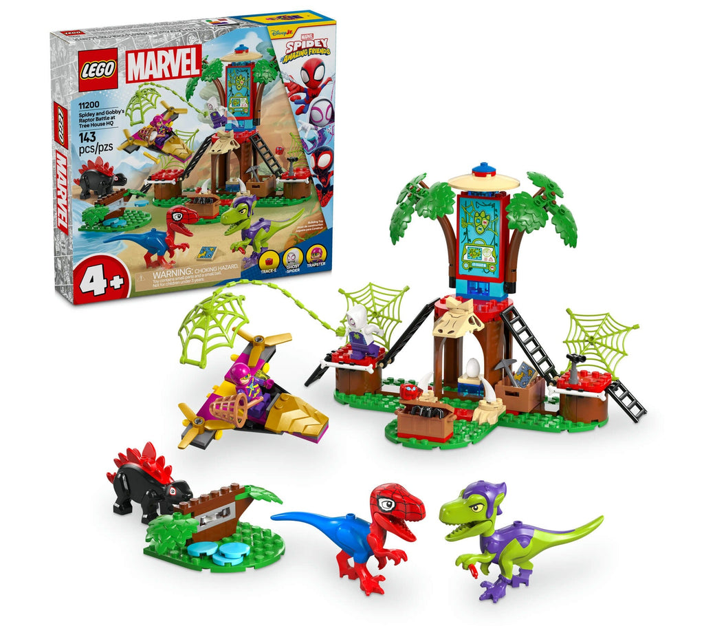LEGO Marvel Spidey And His Amazing Friends 143-Piece Tree House Battle Set