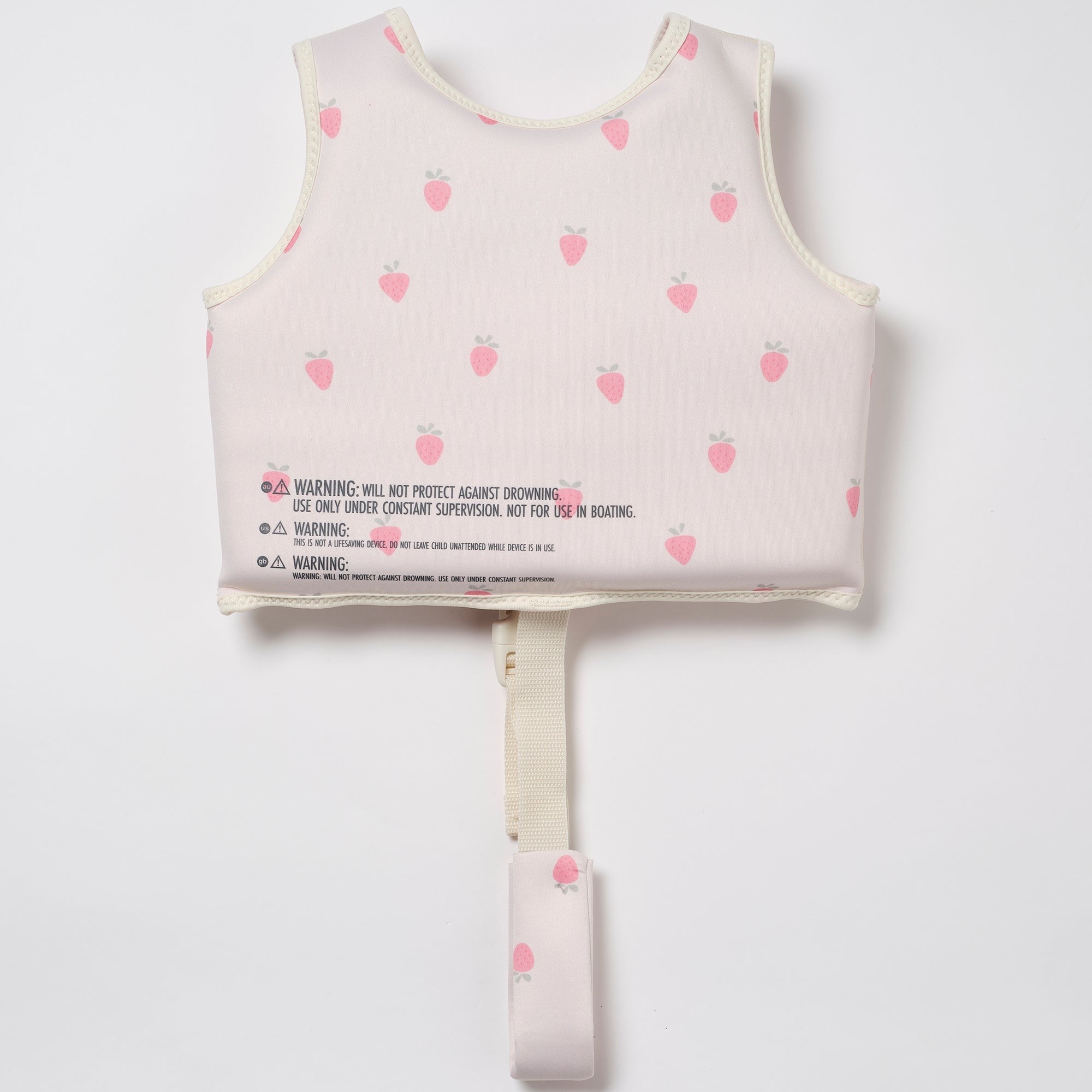Sunnylife Strawberry Swim Vest With Anti-Rise Safety Strap