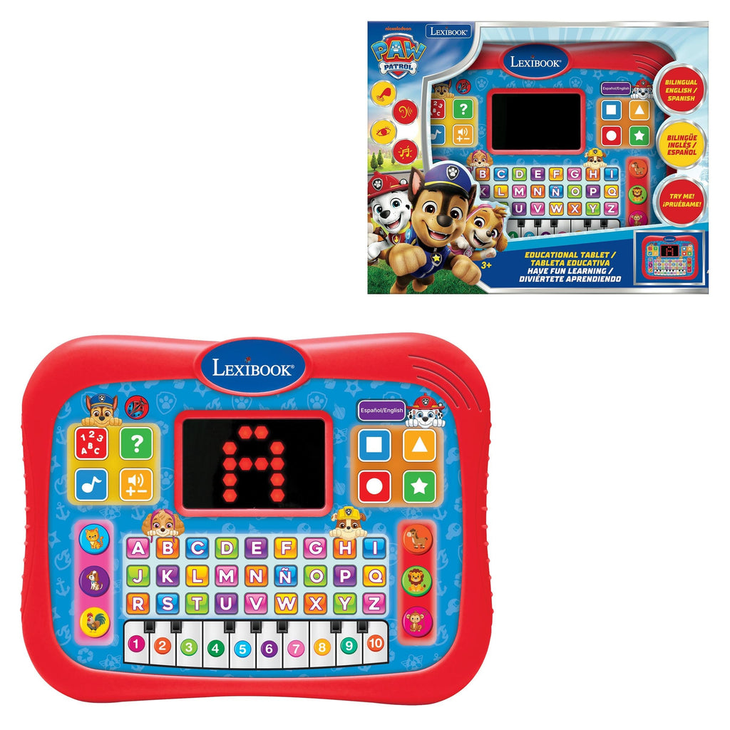 Paw Patrol ABC Bilingual Educational Talking Tablet - English/Spanish Learning Toy