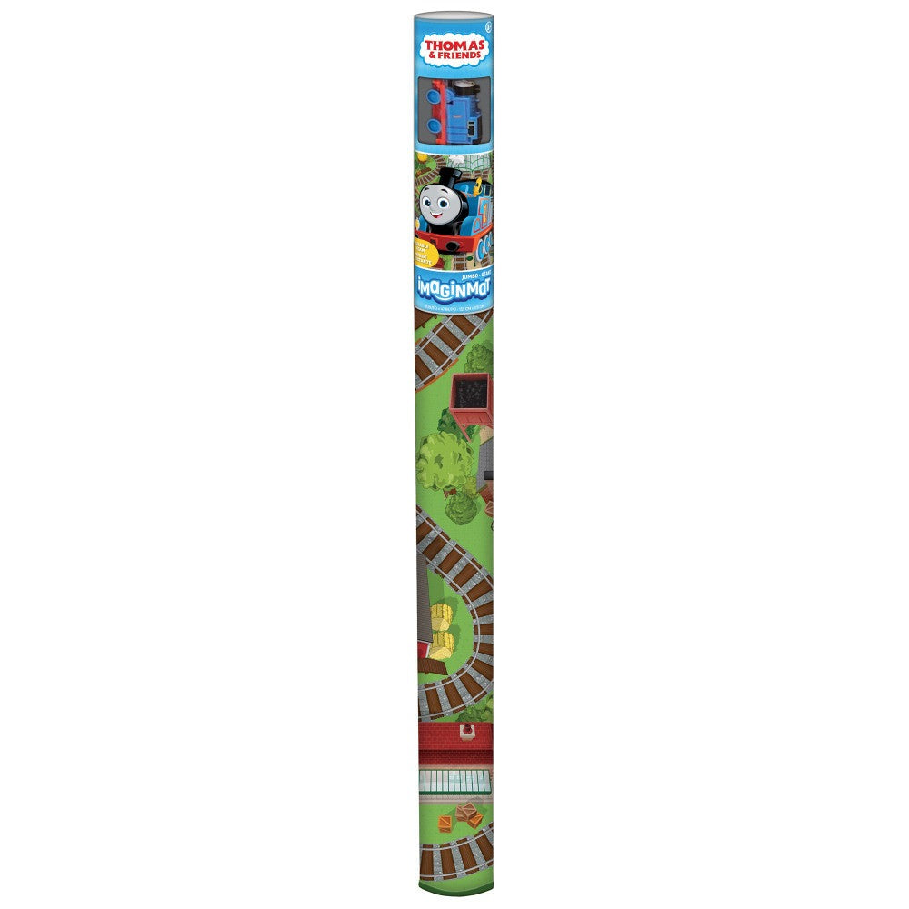 Thomas & Friends Imaginmat Jumbo Playmat with Toy Car, 47 x 61 inches