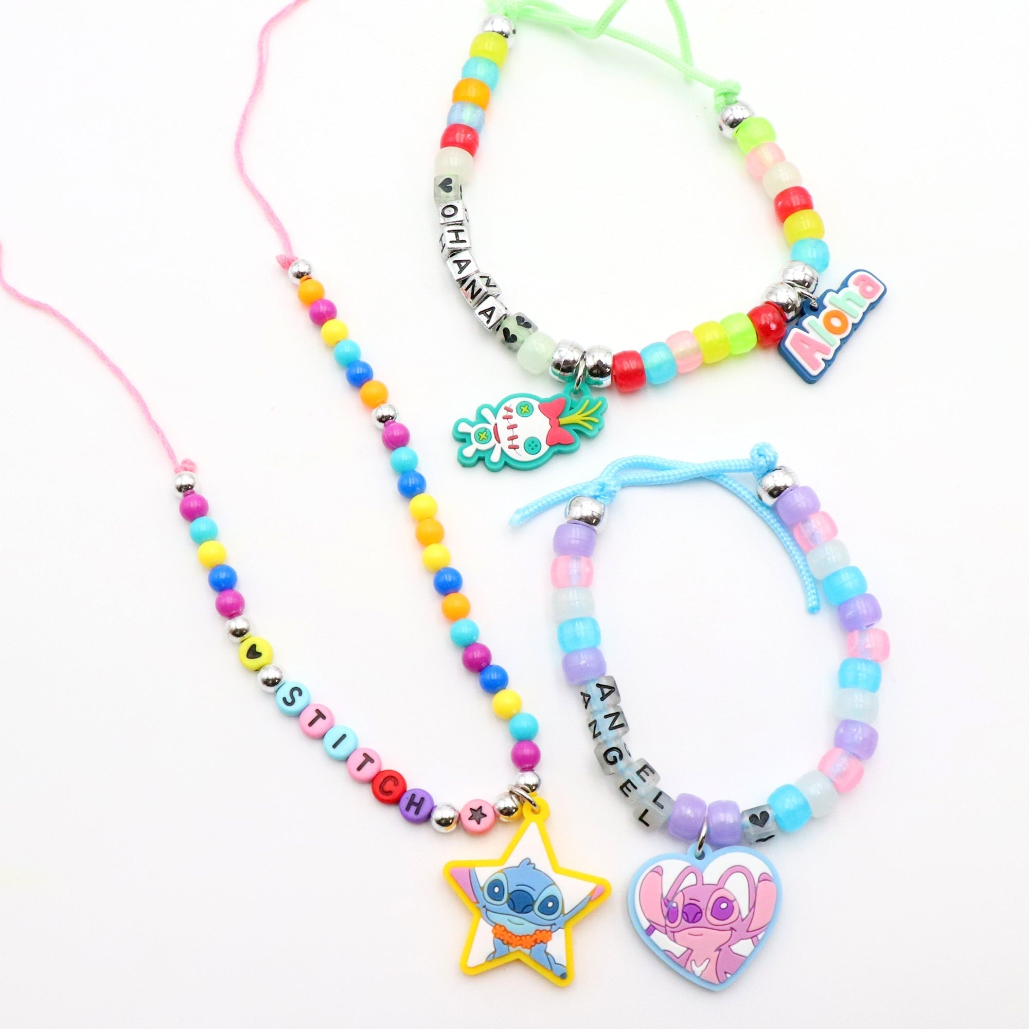 Disney Stitch Glow-In-The-Dark Jewelry Activity Set - 1,000+ Pieces