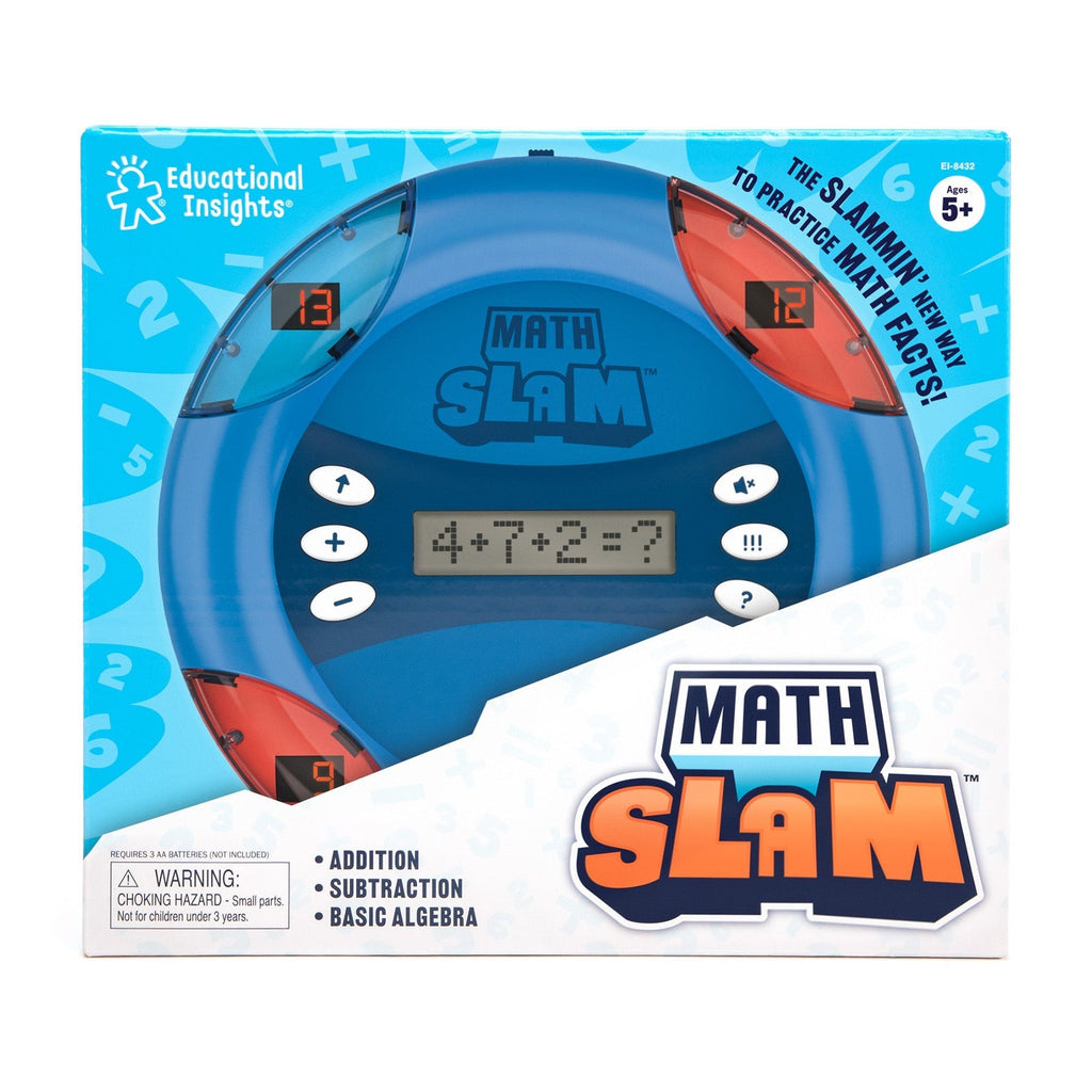 Educational Insights Math Slam Handheld Electronic Math Game