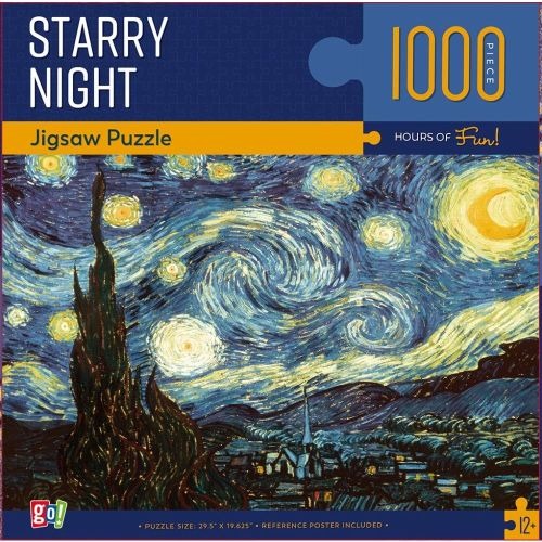 Van Gogh Masterpieces Collage Jigsaw Puzzle - 1000 pc