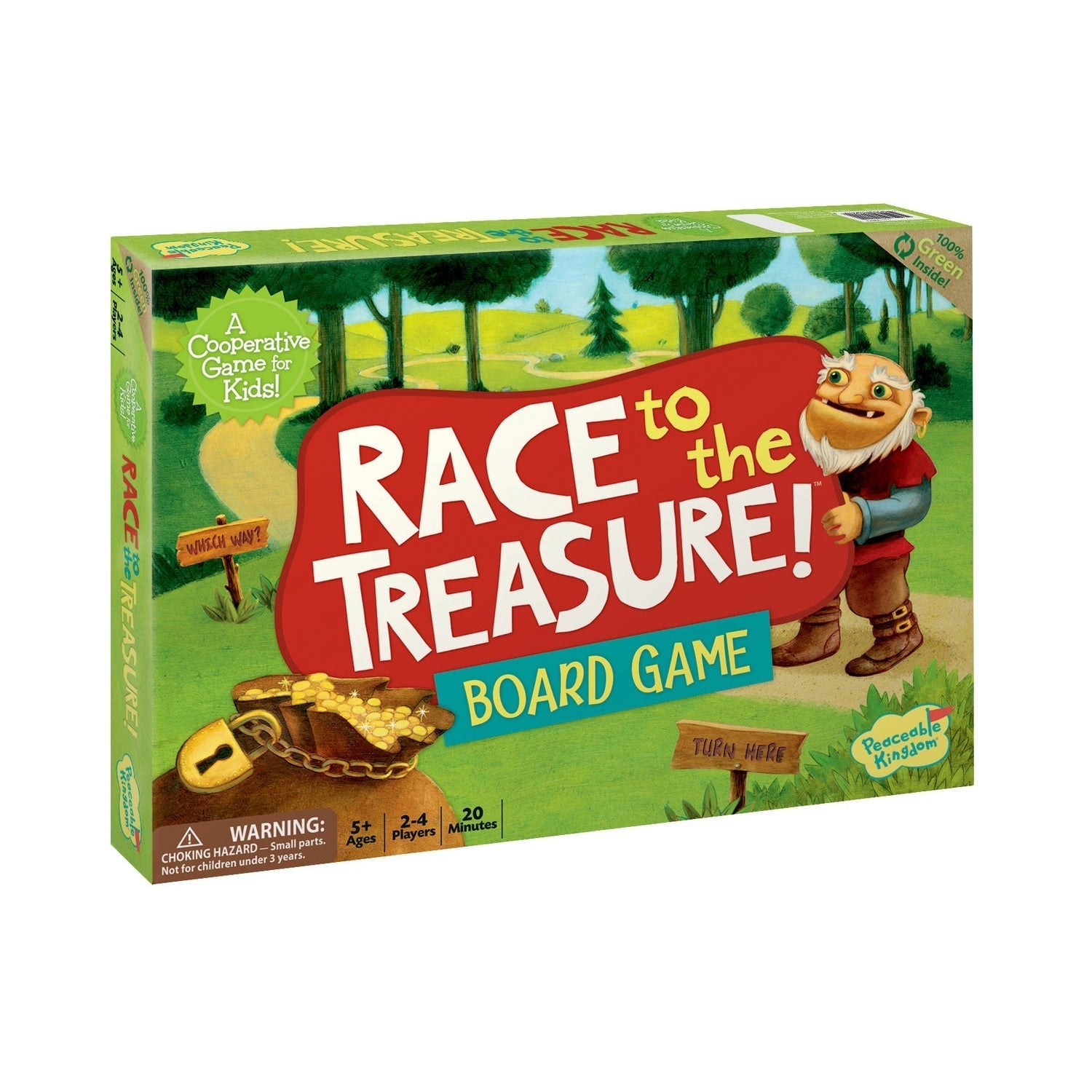 Race To The Treasure Cooperative Board Game