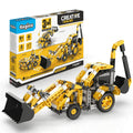 Engino Machinery Series 3-in-1 Backhoe Loader Creative Builder Set