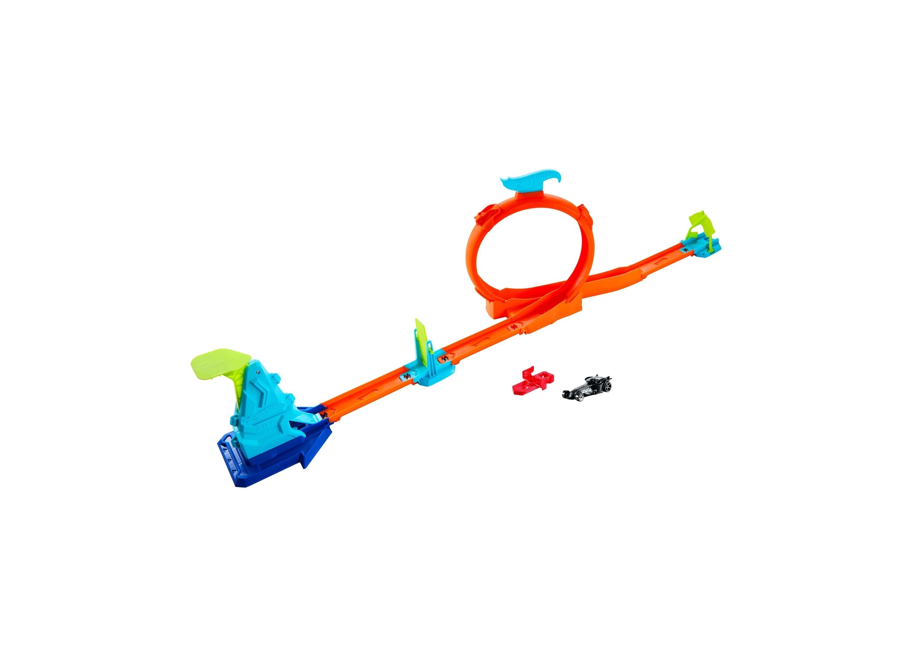 Hot Wheels Champion Track Set With Loop And Jump Challenges