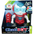 Dragon-i ChatiBot Interactive Dancing Robot With Lights And Sounds - Red