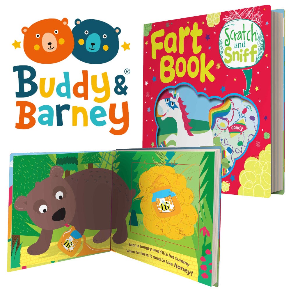 Buddy & Barney Scratch & Sniff Fart Book – Award-Winning Series