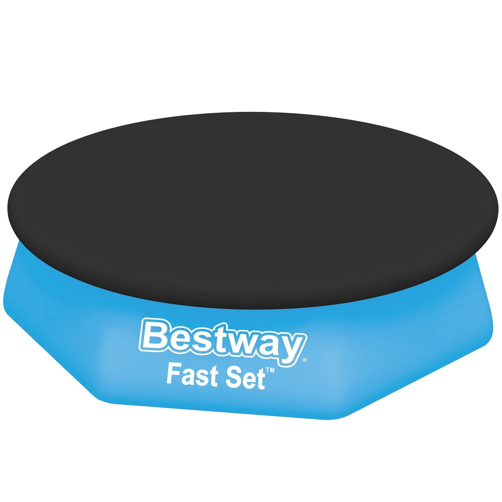Bestway Flowclear 8-Foot Round Pool Cover With Drain Holes