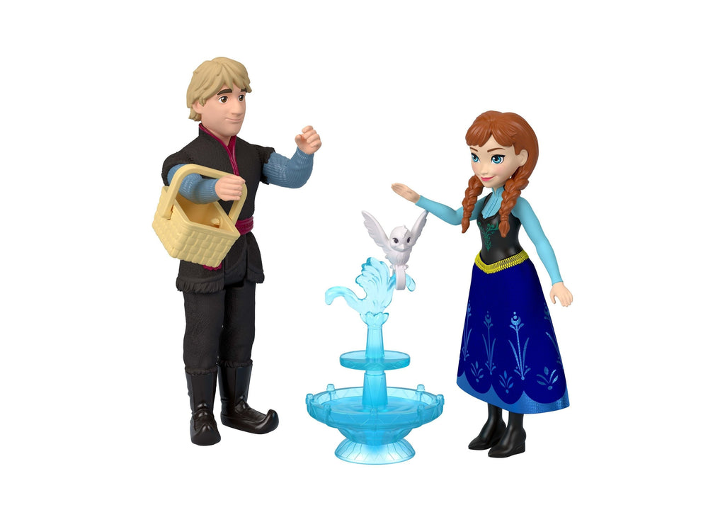 Disney Frozen Anna and Elsa Character Set with Kristoff and Olaf