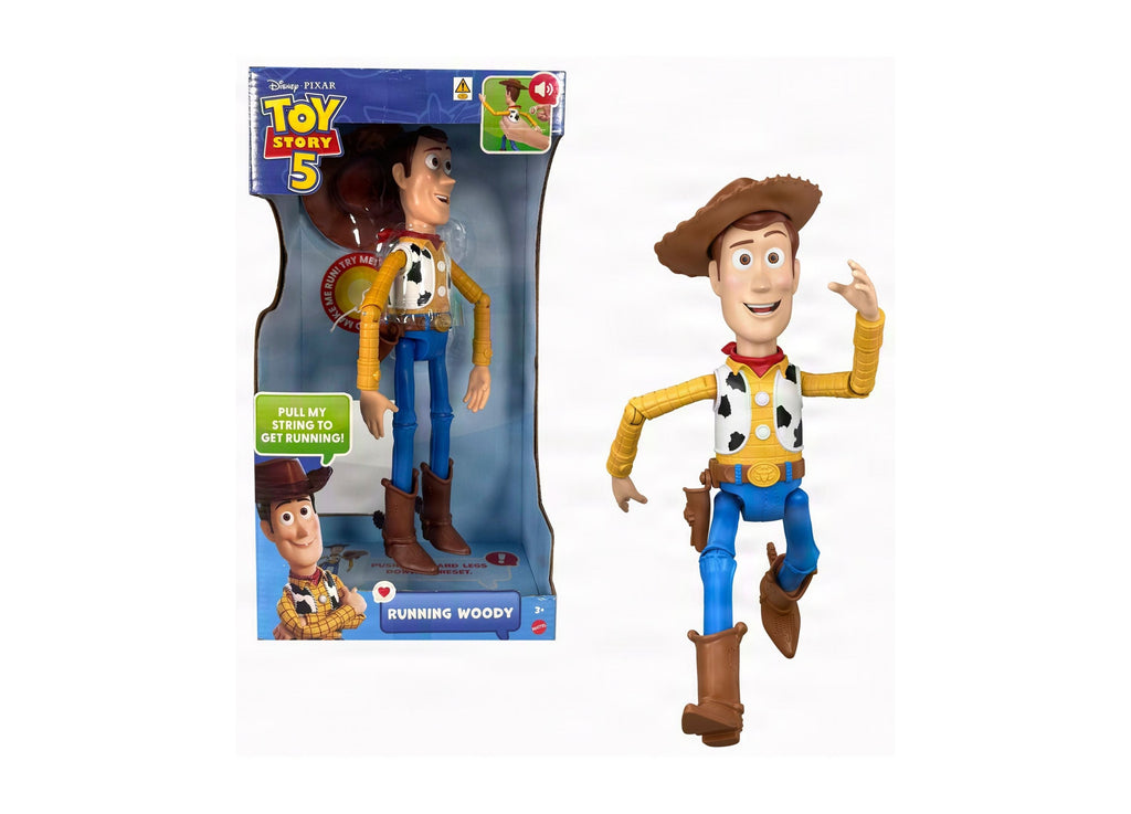 Disney Pixar Toy Story 5 Running Woody 12-Inch Action Figure With Sounds