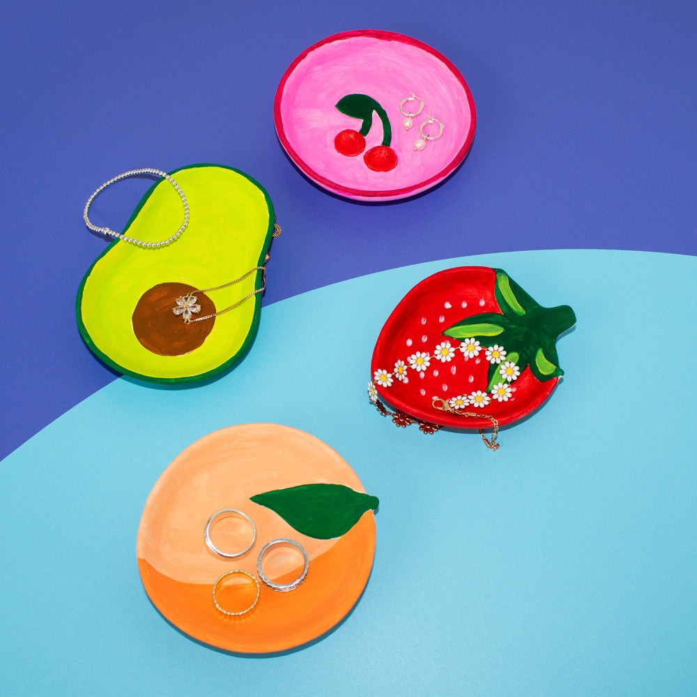 Art 101 DIY Ceramic Fruit Tray Painting Kit - Multicolor