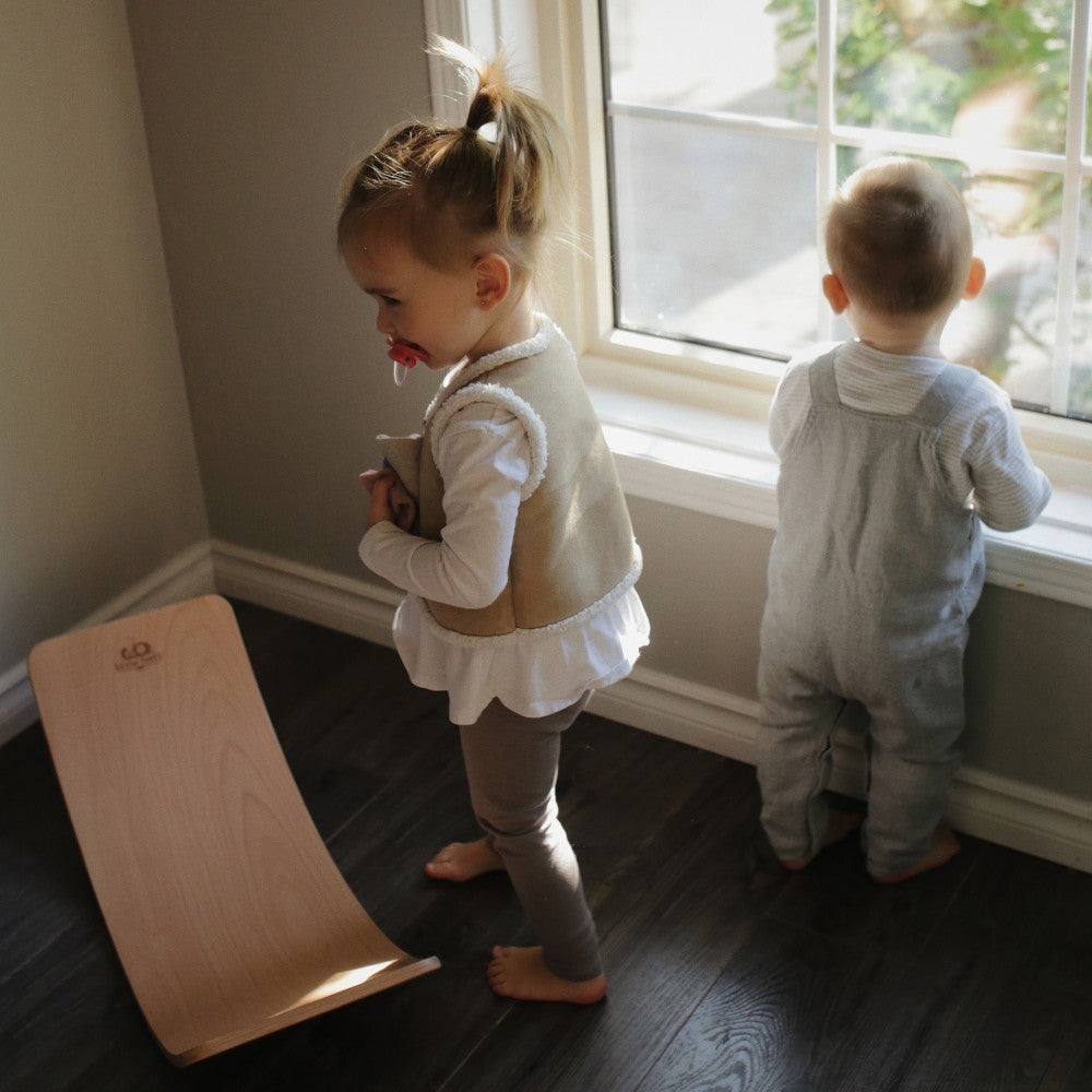 Kinderfeets Kinderboard Lite - Versatile Wooden Balance Board for Toddlers