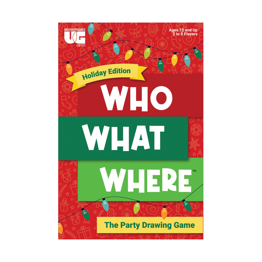 Who What Where Holiday Edition Party Drawing Game