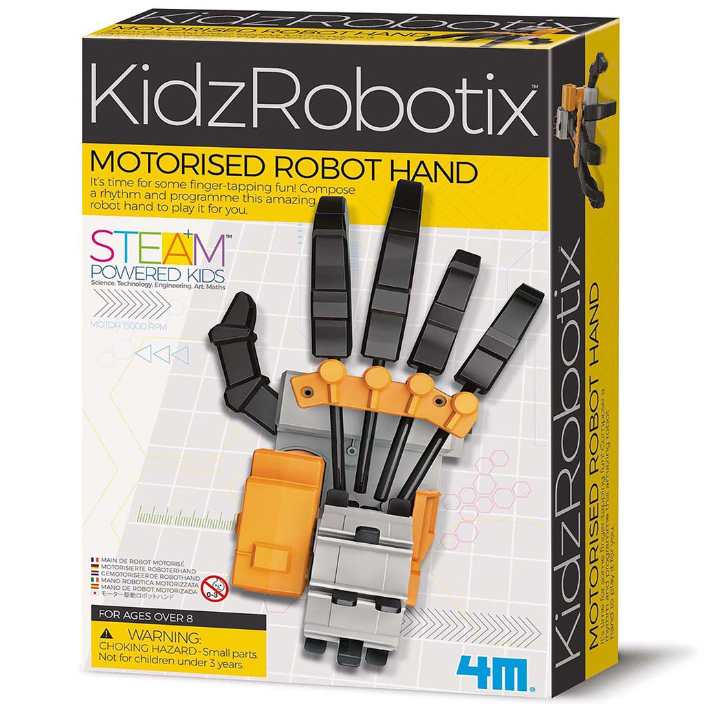 KidzRobotix Motorized Robot Hand STEM Building Kit