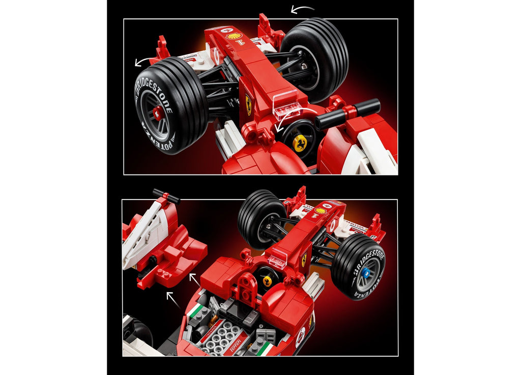 LEGO® Icons Ferrari F2004 Michael Schumacher F1 Car Model Building Set, 11375