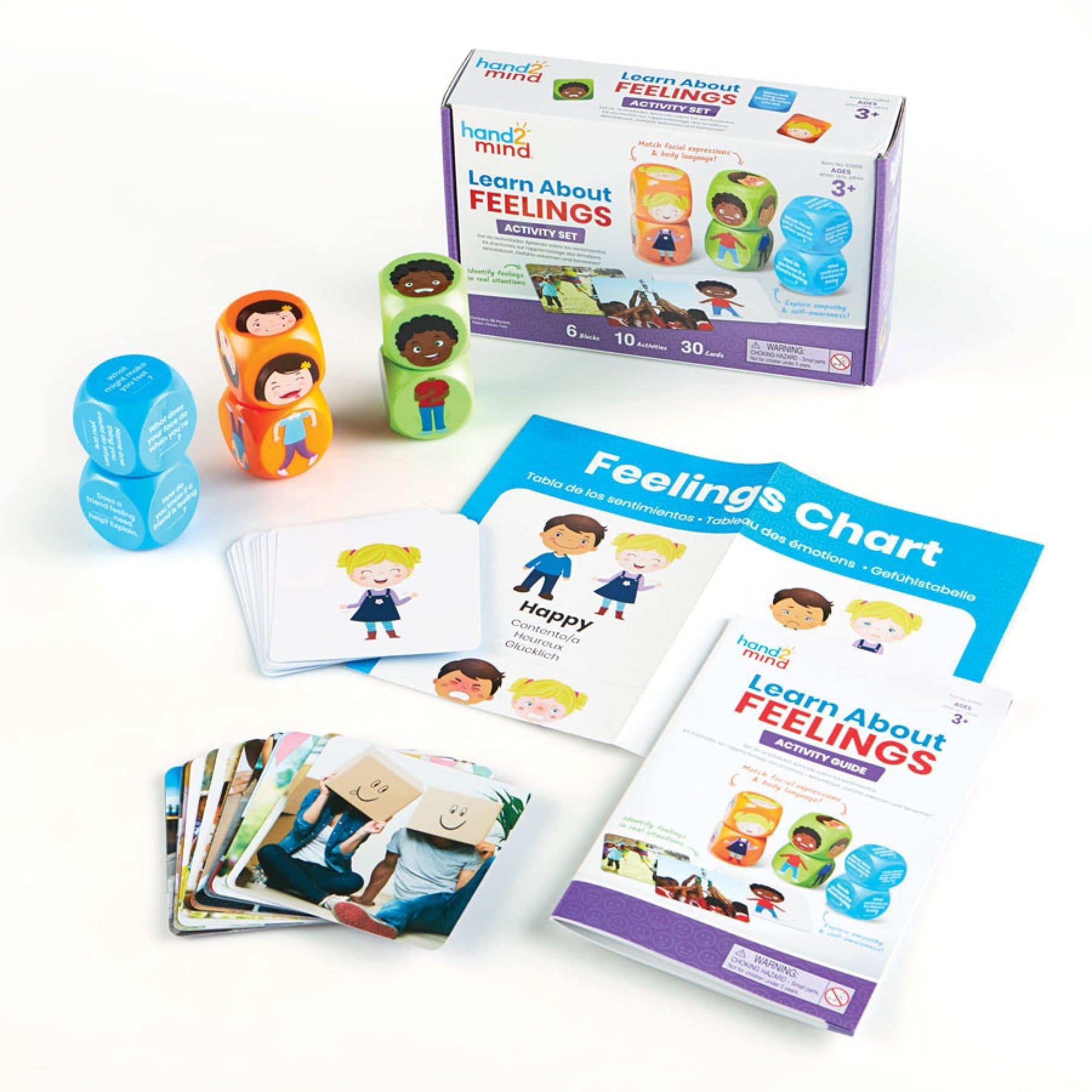 Hand2Mind Learn About Feelings Activity Set - Emotion Exploration for Kids