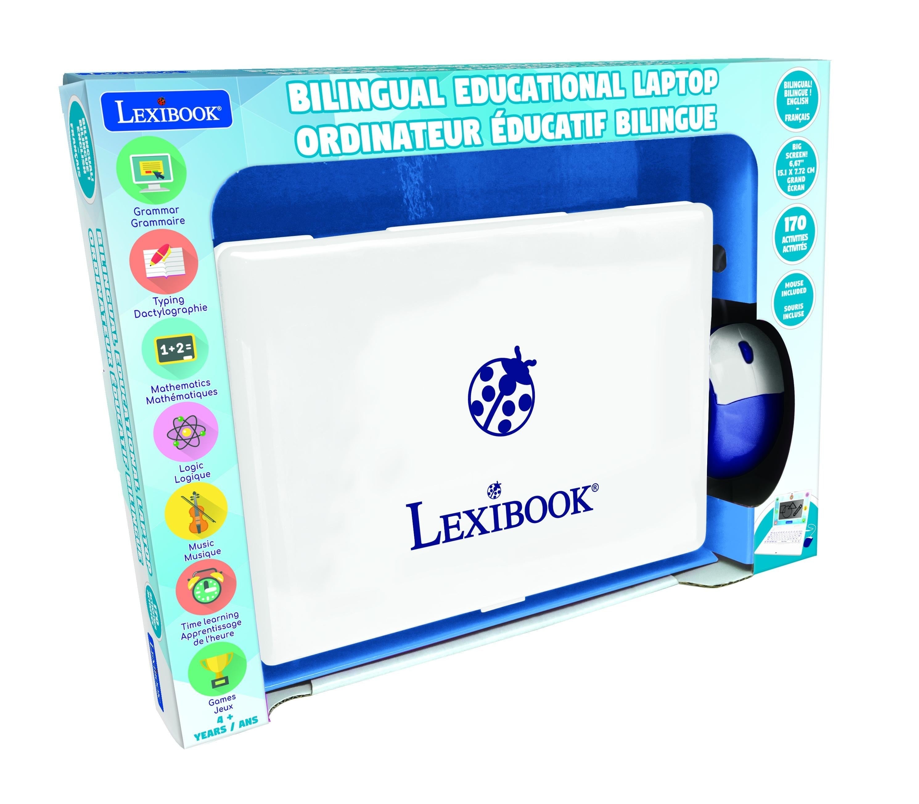 Lexibook Bilingual Educational Laptop with 124 Activities - Interactive Learning