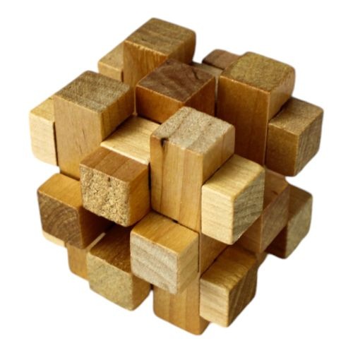 Classic Wooden MindBenders 6-Pack Puzzle Set - Intricate Brain Teasers