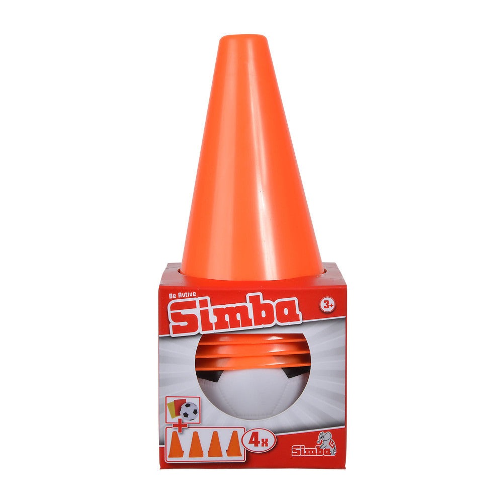 Simba Toys Soccer Training Cone Set with Ball and Referee Cards