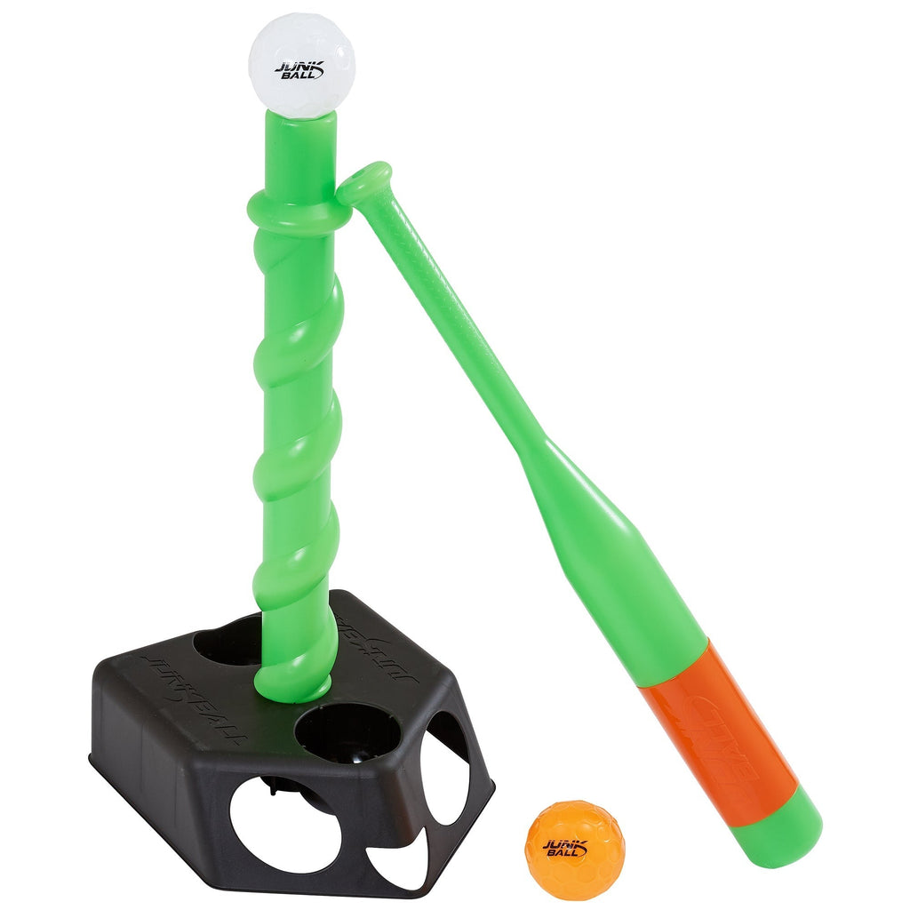 Junk Ball T-Ball Set With Adjustable Tee, Bat And 2 Balls