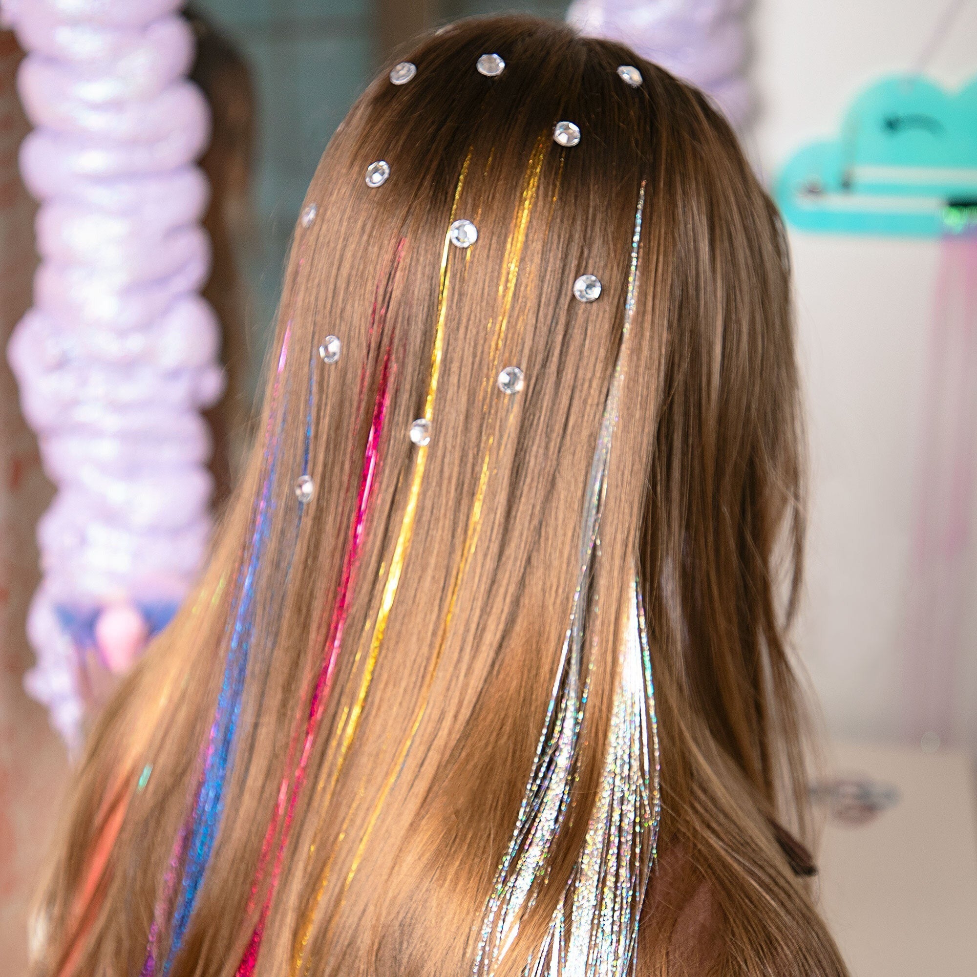Fashion Angels Shimmer & Style Tinsel Hair Styling Kit