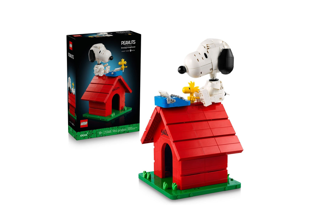 LEGO Ideas Peanuts Snoopy's Doghouse 964-Piece Building Set