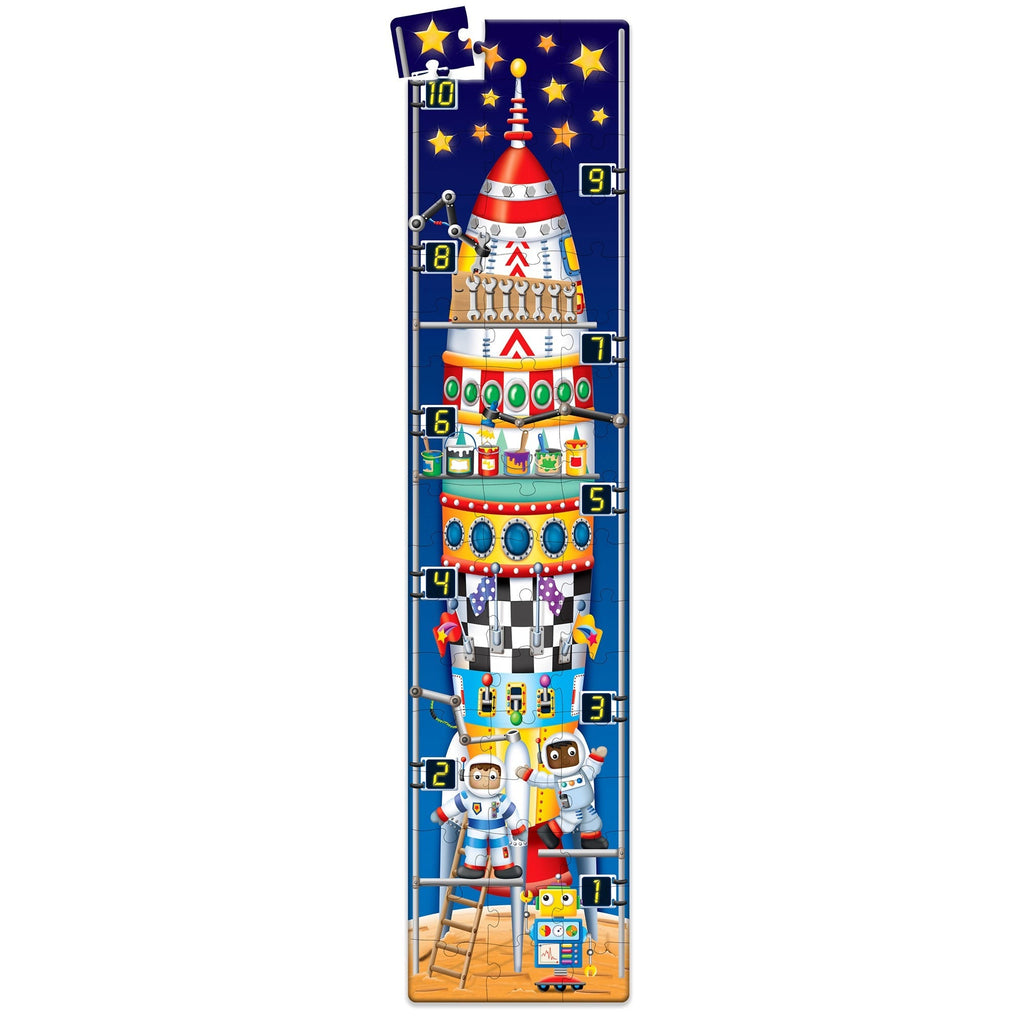 The Learning Journey Long & Tall 123 Rocketship Puzzle - 51 pc