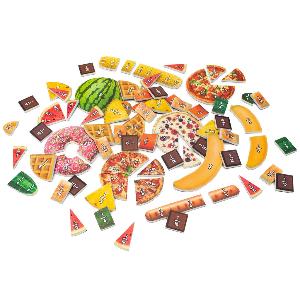 Junior Learning Food Fractions Educational Learning Set