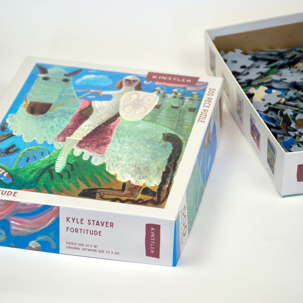 Kinstler Fortitude 500-Piece Puzzle - Artistic Jigsaw, 18" x 24" Assembled