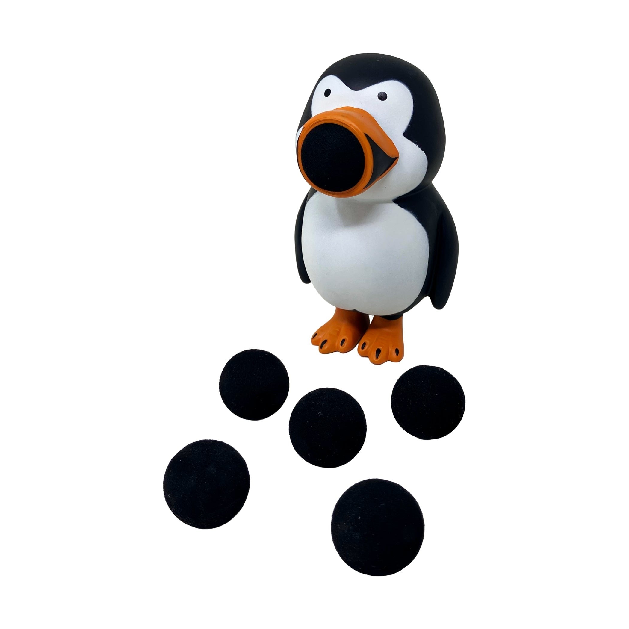Penguin Popper Air-Powered Foam Ball Launcher With 6 Balls