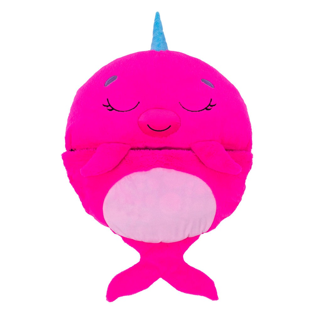 Happy Nappers Large 66 inch Plush Neil The Pink Narwhal - Kids 7+