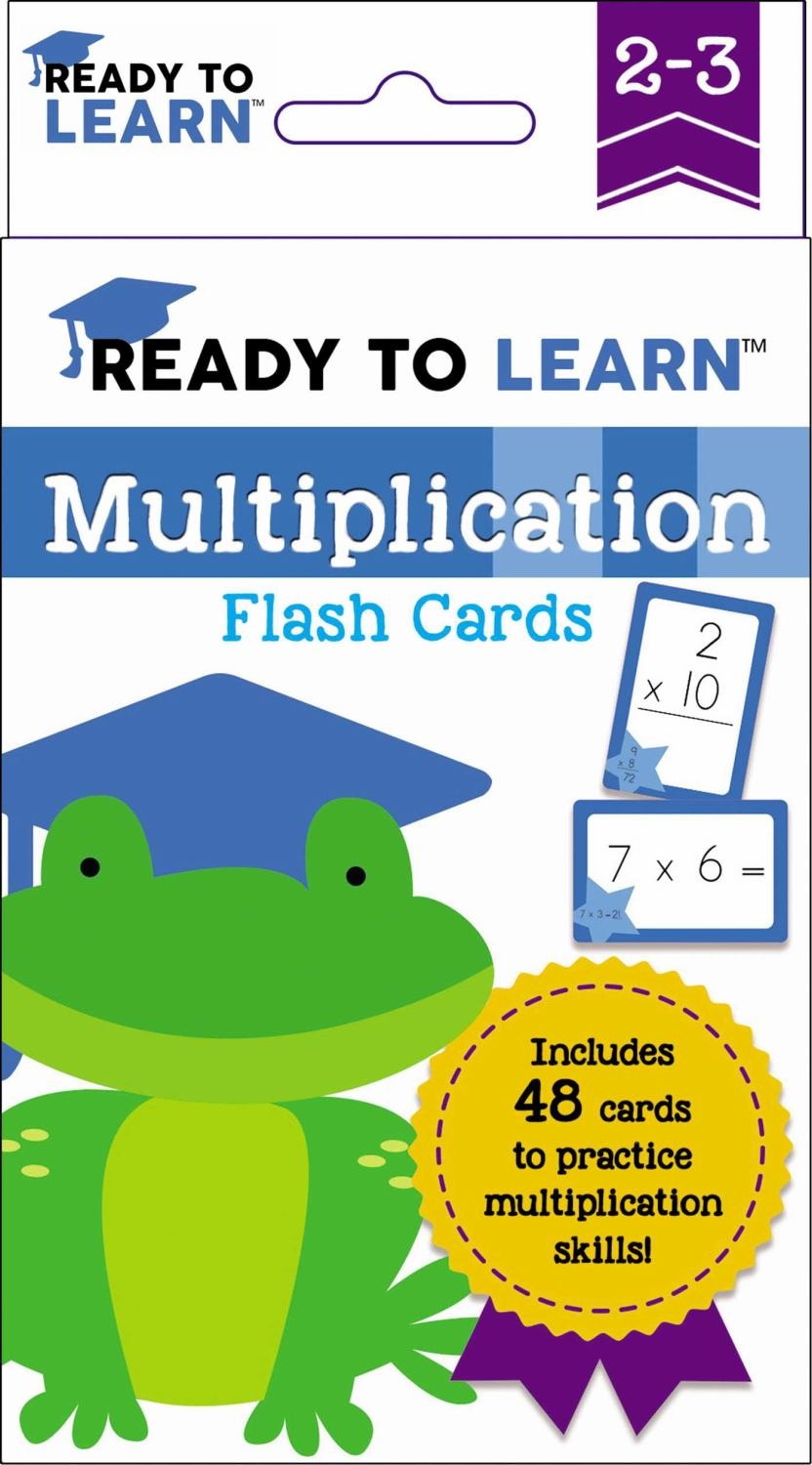 Ready To Learn Grades 2-3 Multiplication Flash Cards 48-Piece Set