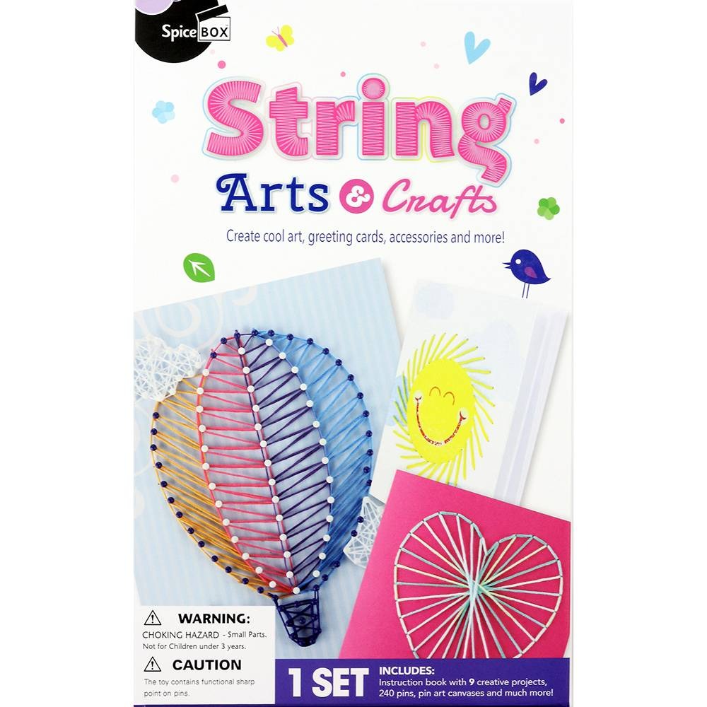 Spicebox Make & Play String Art Craft Kit