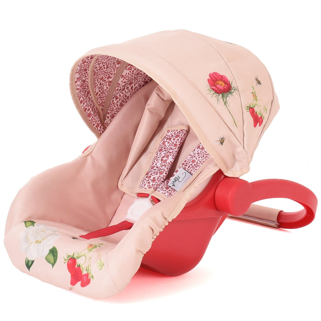 Roma RHS Flora Doll Car Seat With Hood And Harness