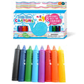Buddy & Barney Color Magic Bath Time Crayons - 8 Vibrant Washable Crayons