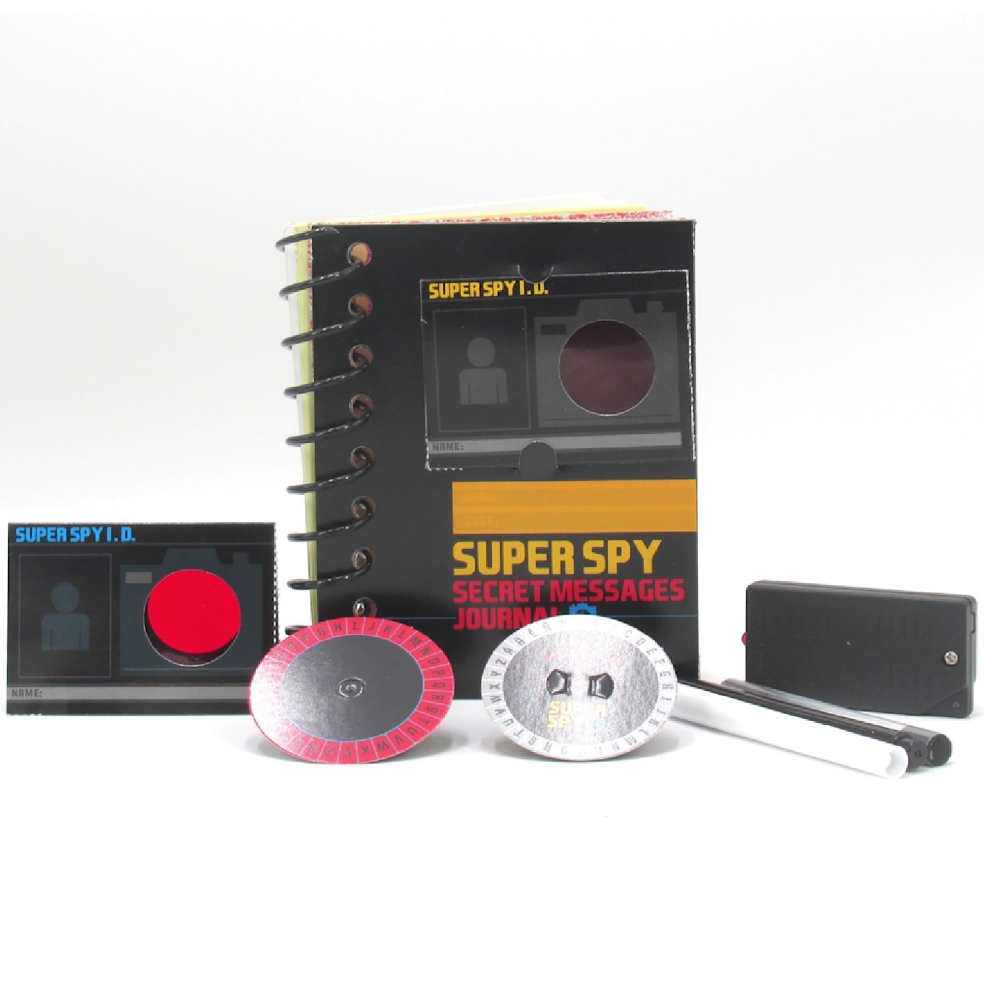 KidzLabs Spy Science Kit With Invisible Ink And Morse Code Tools
