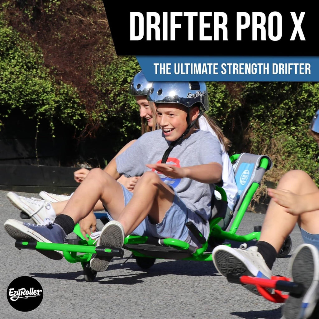 EzyRoller Drifter Pro X Pedal-Free Ride-On With Drifting Mechanism And Hand Brakes