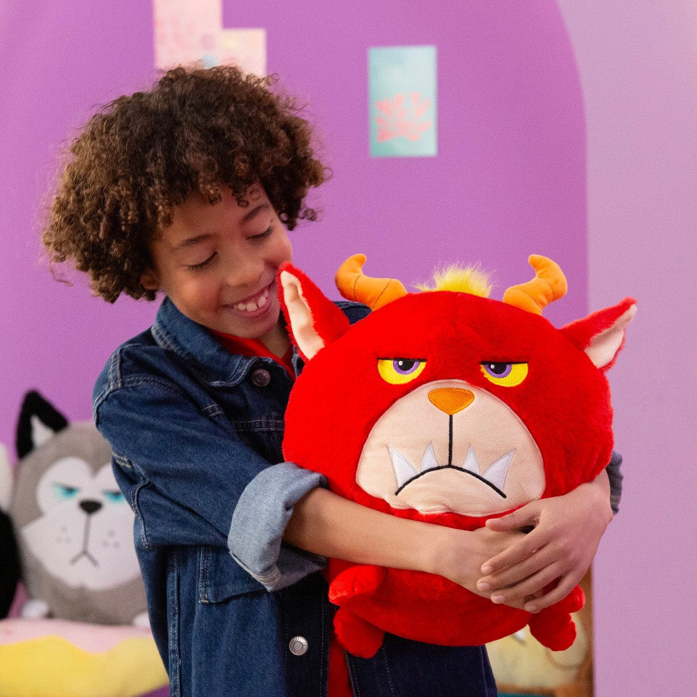 Hangry Petz Rogue Monster 12-Inch Talking Red Animal Plush