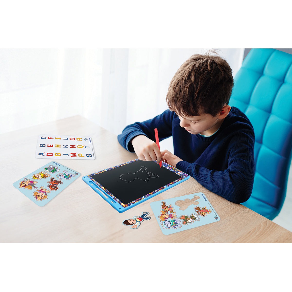 Paw Patrol 11’’ multicolor learning drawing E-ink tablet with stencils